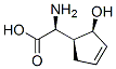 3-Cyclopentene-1-acetic acid, alpha-amino-2-hydroxy-, (alphaS,1S,2S)- (9CI) Structure