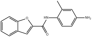 BENZOFURAN-2-CARBOXYLIC ACID (4-AMINO-2-METHYL-PHENYL)-AMIDE 구조식 이미지