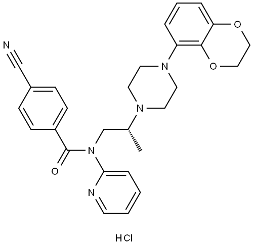 Lecozotan hydrochloride Structure