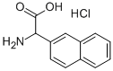 AMINO(2-NAPHTHYL)ACETIC ACID HYDROCHLORIDE Structure