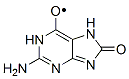 1H-Purin-6-yloxy,  2-amino-7,8-dihydro-8-oxo-  (9CI) Structure