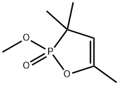 2-Methoxy-3,3,5-trimethyl-2,3-dihydro-1,2-oxaphosphole 2-oxide 구조식 이미지