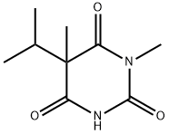 5-Isopropyl-1,5-dimethylpyrimidine-2,4,6(1H,3H,5H)-trione 구조식 이미지