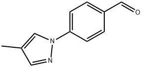 4-(4-METHYL-1H-PYRAZOL-1-YL)BENZALDEHYDE Structure