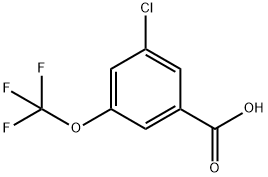 3-Хлор-5-(трифторметокси) бензойной кислоты структурированное изображение