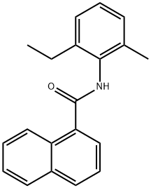 N-(2-ethyl-6-methylphenyl)-1-naphthamide Structure