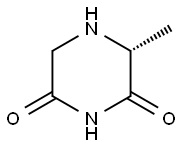 2,6-피페라진디온,3-메틸-,(3R)-(9CI) 구조식 이미지