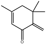 2-Cyclohexen-1-one, 3,5,5-trimethyl-6-methylene- (9CI) 구조식 이미지