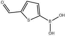 5-Formyl-2-thiopheneboronic acid 구조식 이미지