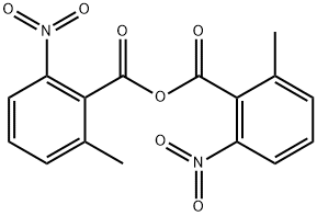 2-메틸-6-니트로벤조산무수물 구조식 이미지