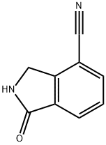 1H-Isoindole-4-carbonitrile,2,3-dihydro-1-oxo- Structure