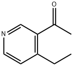 에타논,1-(4-에틸-3-피리디닐)- 구조식 이미지