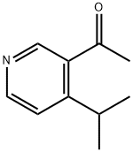 Ethanone, 1-[4-(1-methylethyl)-3-pyridinyl]- (9CI) 구조식 이미지