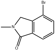 4-브로모-2-메틸리소인돌린-1-원 구조식 이미지