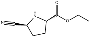 (5S)-5-CYANO-L-PROLINE ETHYL ESTER Structure