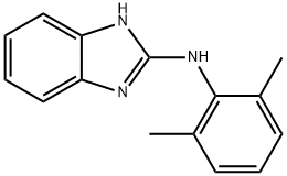 1H-BENZIMIDAZOL-2-AMINE, N-(2,6-DIMETHYLPHENYL)- 구조식 이미지
