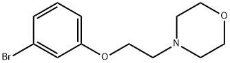 4-[2-(3-BROMOPHENOXY)ETHYL]MORPHOLINE Structure