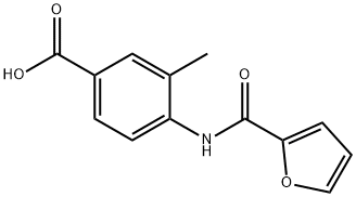4-(2-furoylamino)-3-methylbenzoic acid Structure