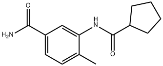 Benzamide, 3-[(cyclopentylcarbonyl)amino]-4-methyl- (9CI) Structure