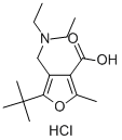 5-TERT-BUTYL-4-DIETHYLAMINOMETHYL-2-METHYL-FURAN-3-CARBOXYLIC ACID Structure