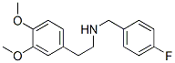 [2-(3,4-디메톡시-페닐)-에틸]-(4-플루오로-벤질)-아민 구조식 이미지