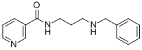N-(3-BENZYLAMINO-PROPYL)-NICOTINAMIDE 구조식 이미지