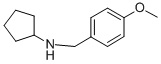 CYCLOPENTYL-(4-METHOXY-BENZYL)-AMINE 구조식 이미지