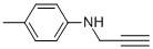 PROP-2-YNYL-P-TOLYL-AMINE Structure