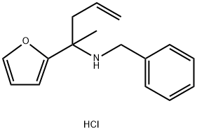 BENZYL-(1-FURAN-2-YL-1-METHYL-BUT-3-ENYL)-AMINE Structure