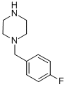 1-(4-FLUOROBENZYL)PIPERAZINE Structure