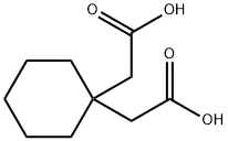 1,1-Cyclohexanediacetic acid 구조식 이미지