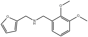 (2,3-DIMETHOXY-BENZYL)-FURAN-2-YLMETHYL-AMINE Structure