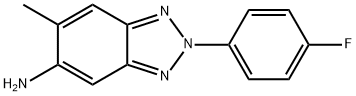 2-(4-FLUORO-PHENYL)-6-METHYL-2H-BENZOTRIAZOL-5-YL-AMINE Structure