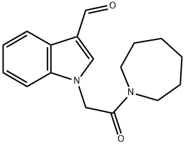 1-(2-AZEPAN-1-YL-2-OXO-ETHYL)-1H-INDOLE-3-CARBALDEHYDE Structure