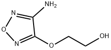 Ethanol, 2-[(4-amino-1,2,5-oxadiazol-3-yl)oxy]- (9CI) Structure