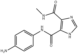 1H-IMIDAZOLE-4,5-DICARBOXYLIC ACID 4-[(4-AMINO-PHENYL)-AMIDE] 5-METHYLAMIDE Structure