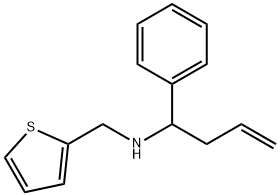 (1-페닐-BUT-3-에닐)-티오펜-2-일메틸-아민 구조식 이미지