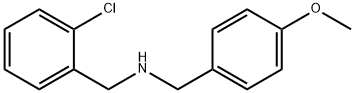 (2-CHLORO-BENZYL)-(4-METHOXY-BENZYL)-AMINE Structure