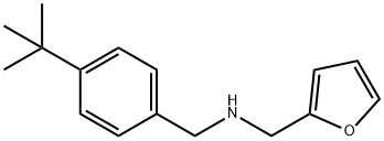 (4-TERT-BUTYL-BENZYL)-FURAN-2-YLMETHYL-AMINE Structure