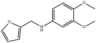 (3,4-디메톡시-페닐)-FURAN-2-YLMETHYL-AMINE 구조식 이미지