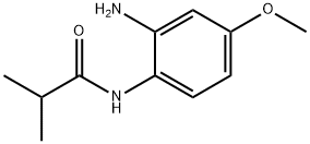 N-(2-아미노-4-메톡시페닐)-2-메틸프로판아미드 구조식 이미지