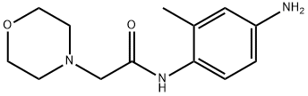 N-(4-amino-2-methylphenyl)-2-morpholin-4-ylacetamide 구조식 이미지