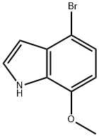 4-BROMO-7-METHOXY-1H-INDOLE Structure