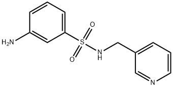 3-아미노-N-피리딘-3-일메틸-벤젠설포나미드 구조식 이미지