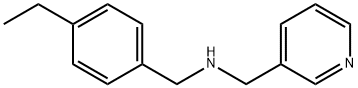 (4-ETHYL-BENZYL)-PYRIDIN-3-YLMETHYL-AMINE 구조식 이미지