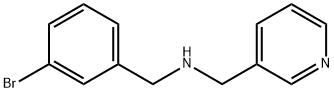 (3-BROMO-BENZYL)-PYRIDIN-3-YLMETHYL-AMINE Structure