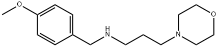 (4-METHOXY-BENZYL)-(3-MORPHOLIN-4-YL-PROPYL)-AMINE Structure