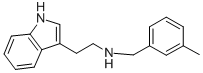 [2-(1 H-INDOL-3-YL)-ETHYL]-(3-METHYL-BENZYL)-AMINE Structure