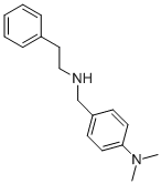 DIMETHYL-[4-(PHENETHYLAMINO-METHYL)-PHENYL]-AMINE Structure