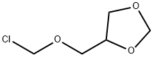 1,3-Dioxolane,  4-[(chloromethoxy)methyl]- Structure